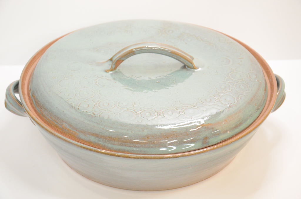 Lidded Baking Casserole | Celadon Green