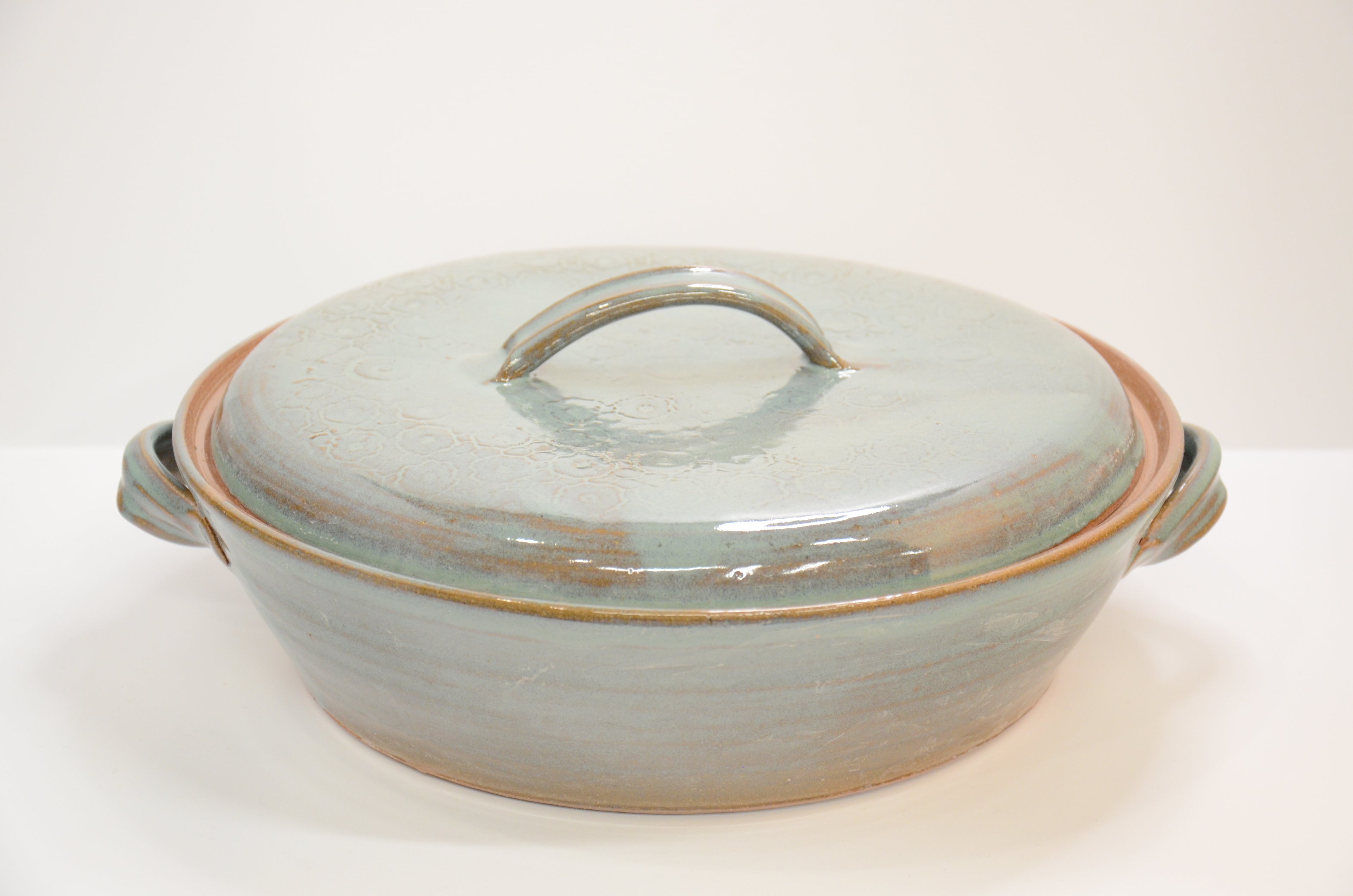 Lidded Baking Casserole | Celadon Green