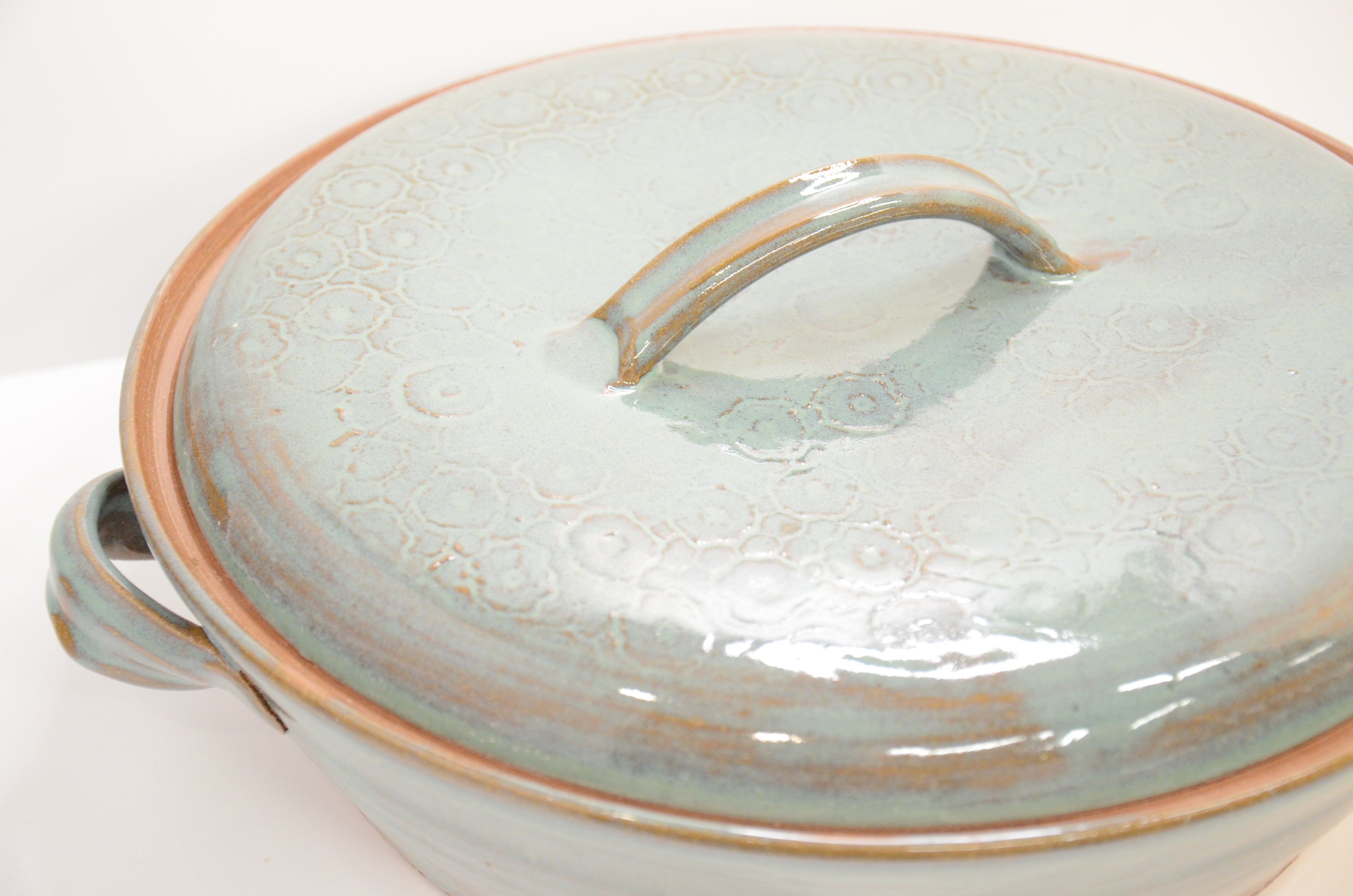 Lidded Baking Casserole | Celadon Green