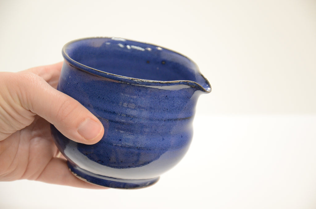 Matcha Bowl | Stoneware Pottery | Indigo Blue