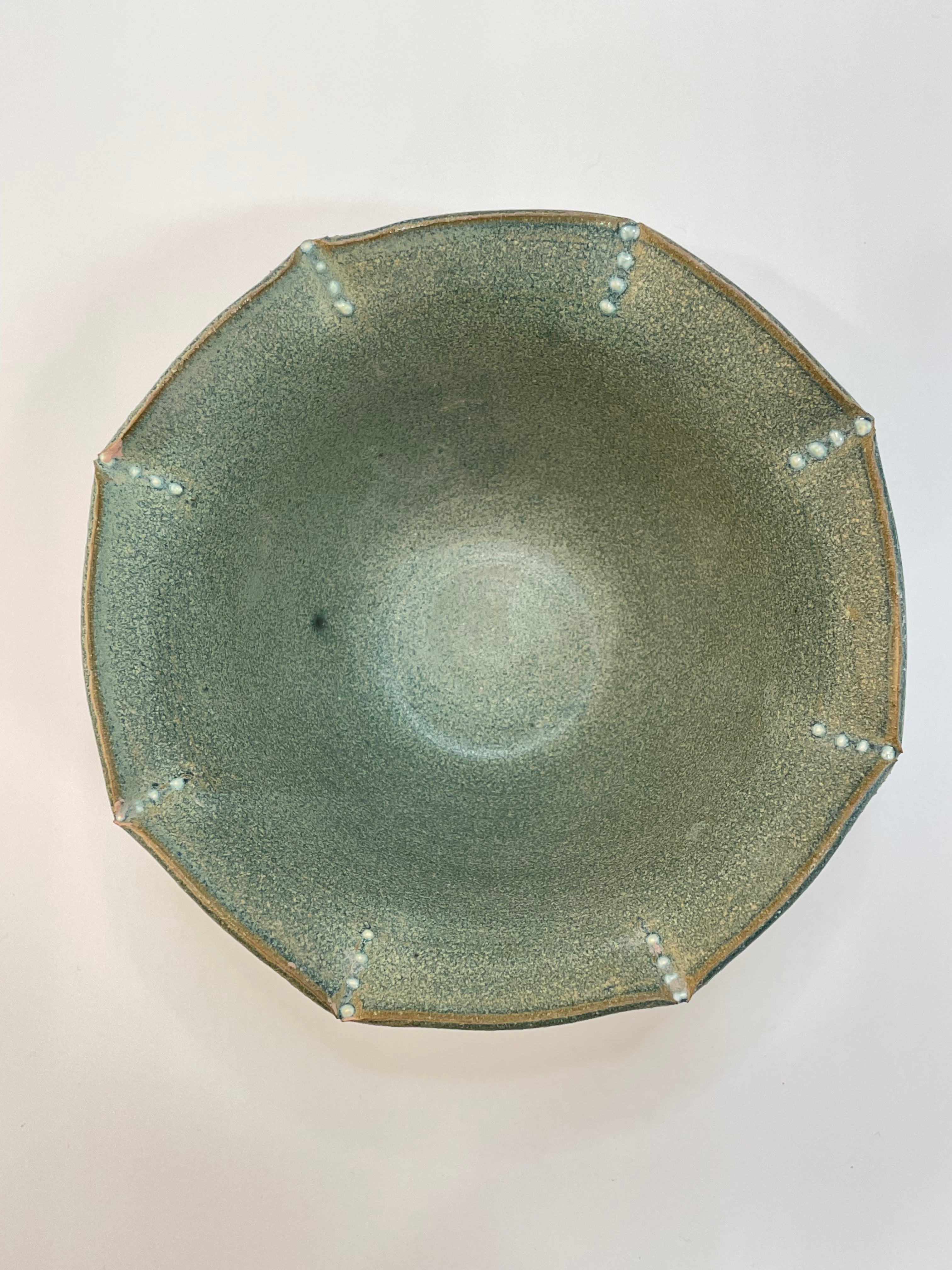 Ridged Bowl | Matte Blue