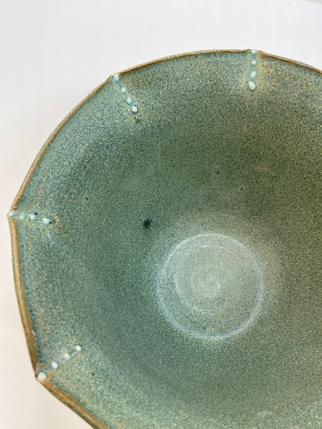 Ridged Bowl | Matte Blue