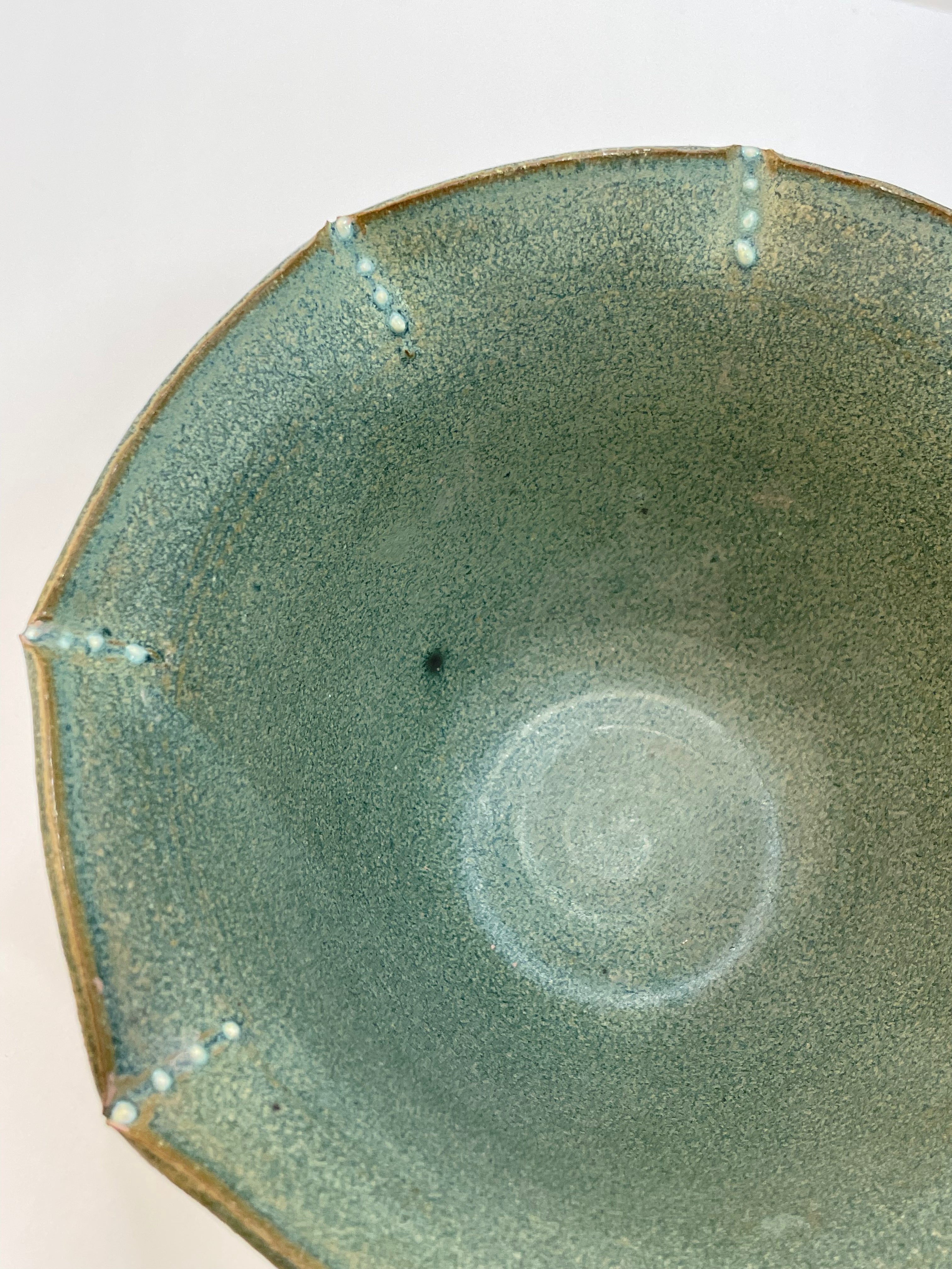 Ridged Bowl | Matte Blue