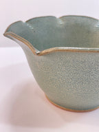 Ridged Bowl | Matte Blue