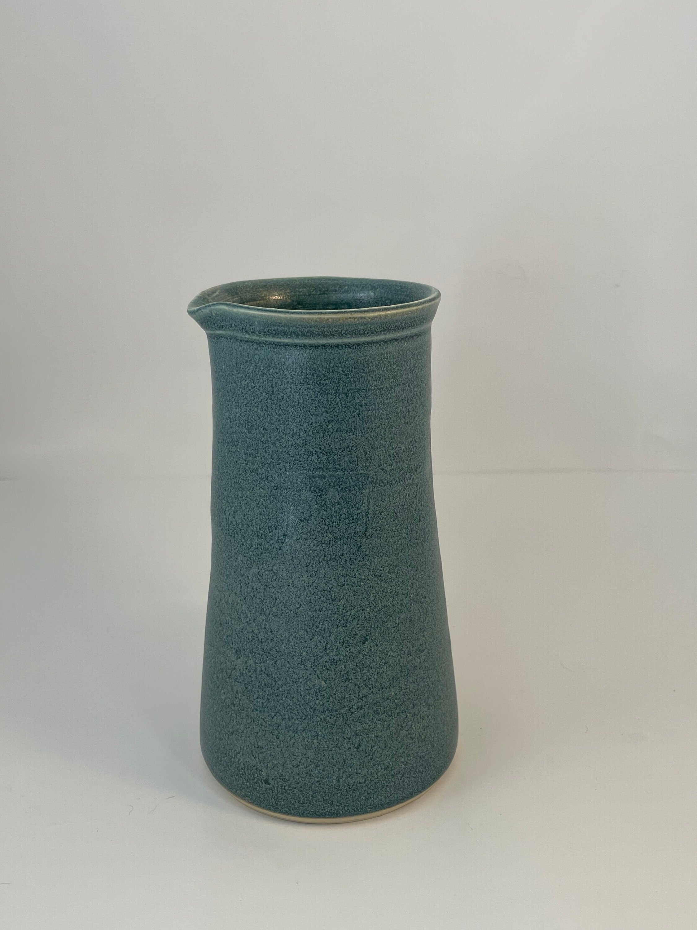 Creamer Pitcher | Porcelain Pottery | Matte Blue
