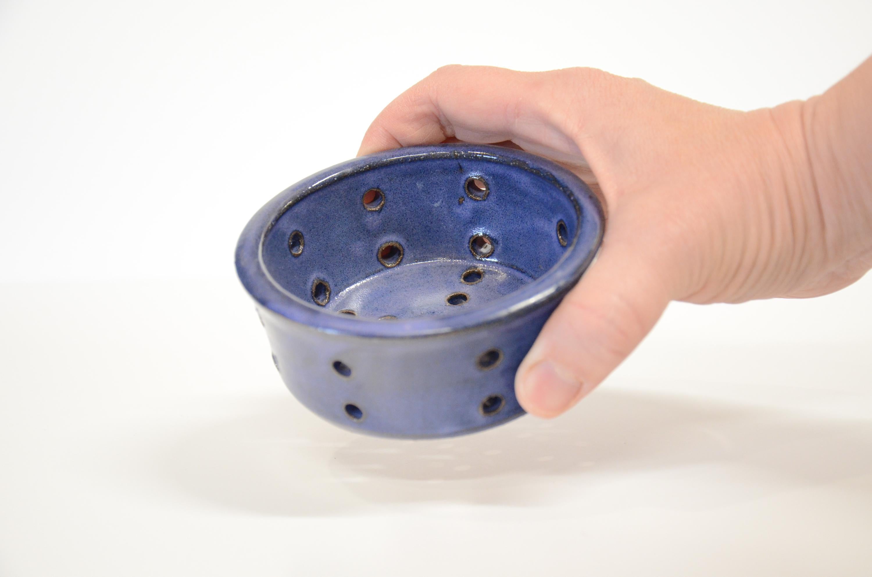 Mini Berry Colander | Indigo Blue