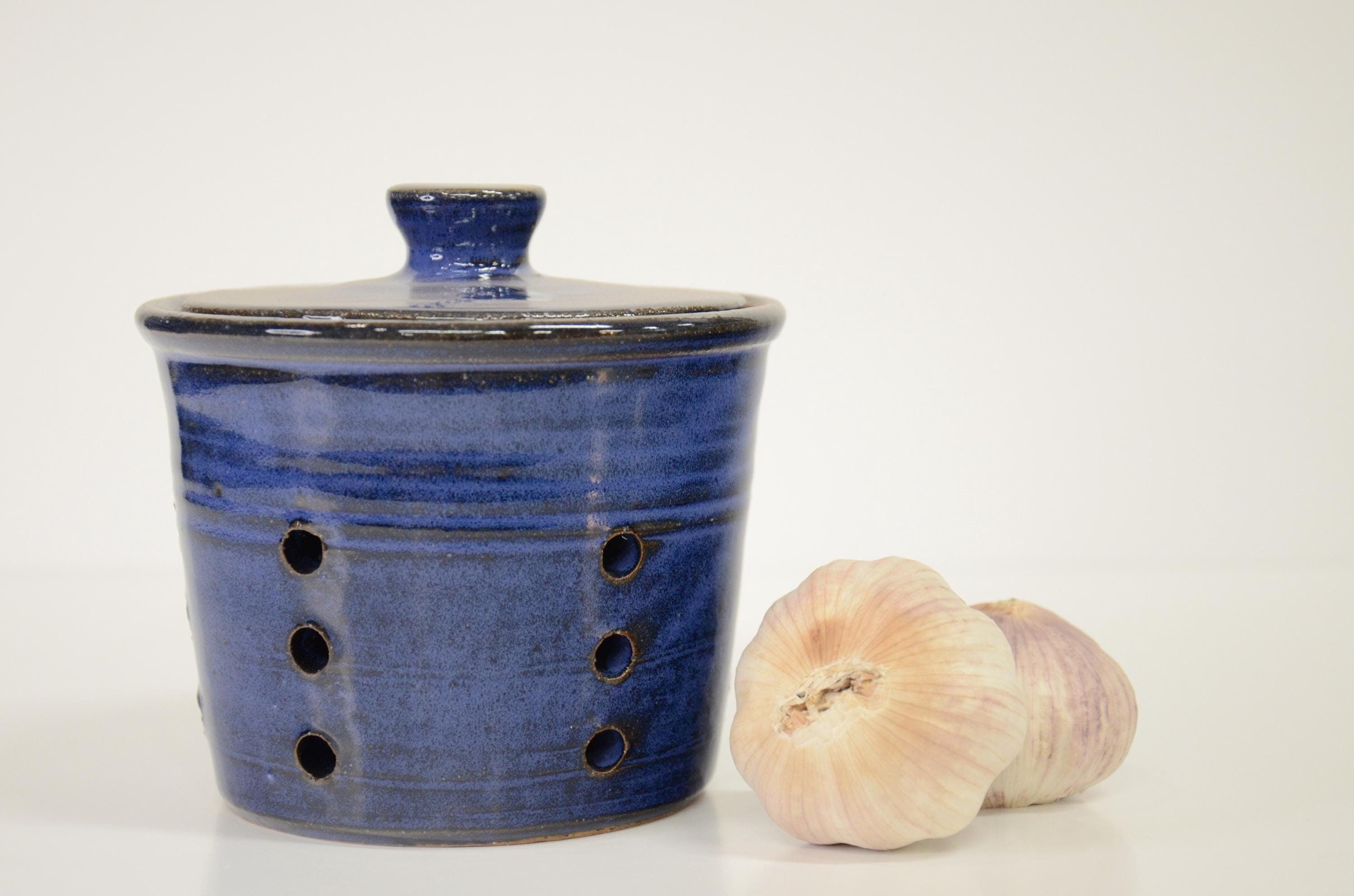 Garlic Storage Jar | Indigo